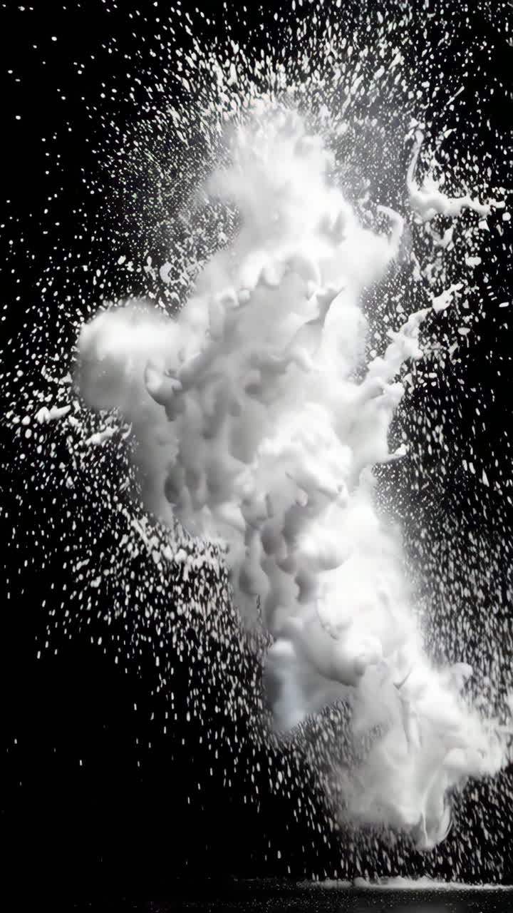 추상적인 파우더 폭발