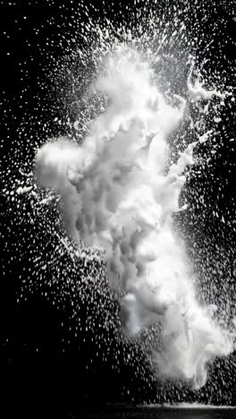 explosión de polvo abstracta