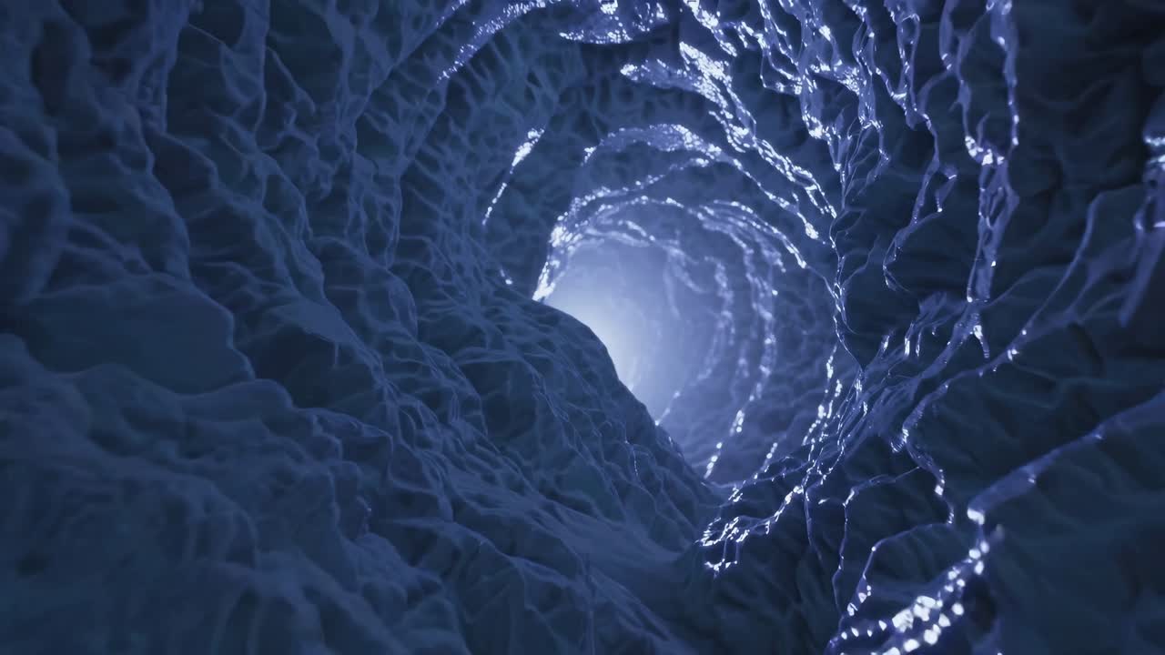 túnel de resplandor abstracto