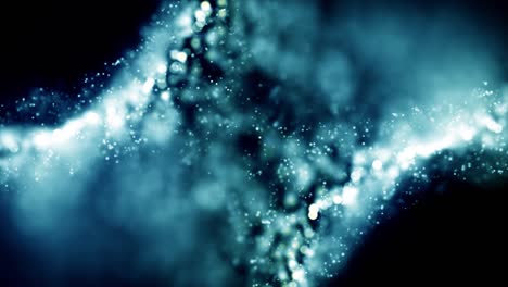particles space blue lights