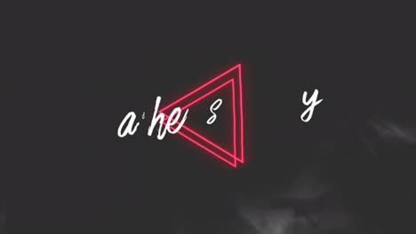 father day with red triangles and smoke