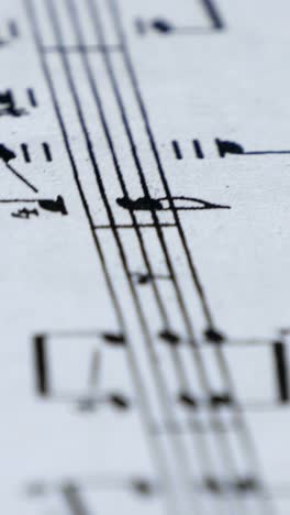 classical music sheet