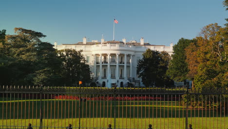 Weißes-Haus-Gebäude-In-Washington,-D.C