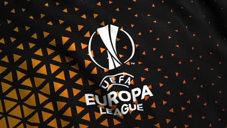 uefa europa league logo on a fabric