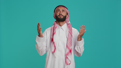 islamic guy turns to allah for hope