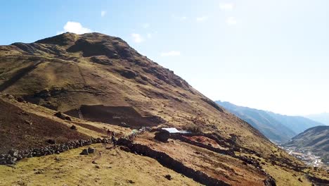 Aerial-Drone-landscape-shot-of-Andes-Mountains-in-Peru5