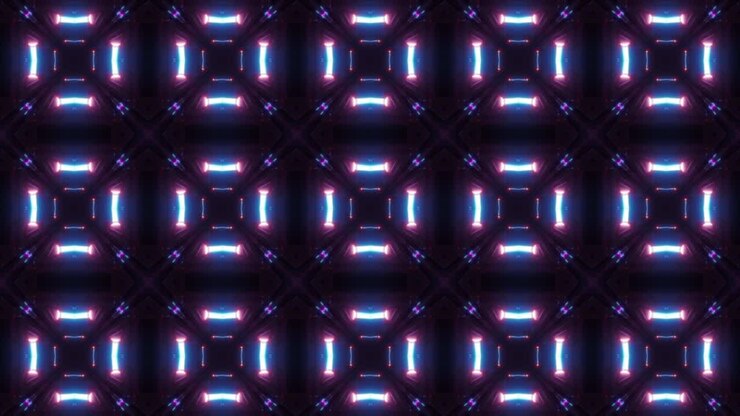 Abstract kaleidoscope motion background, loop-able background