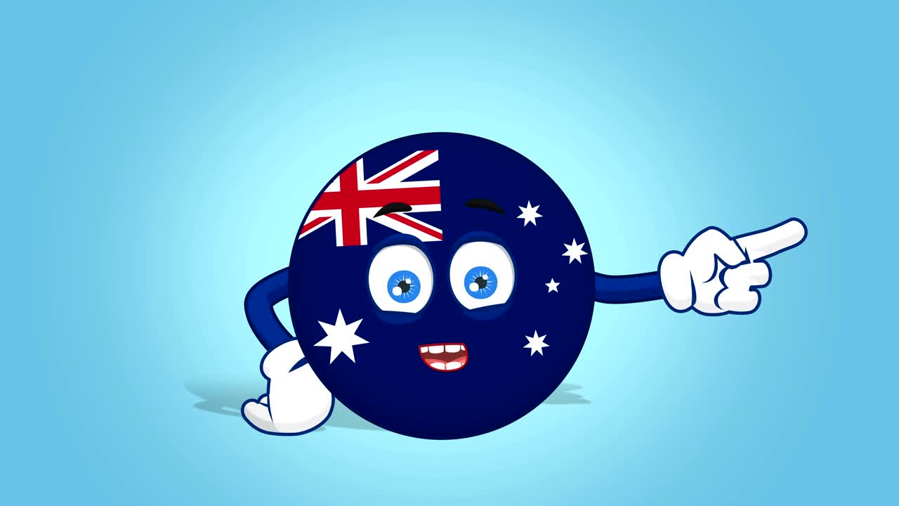 카 아이콘: 오스트레일리아 발 오른쪽 포인터, 얼굴 애니메이션, 알파 매트