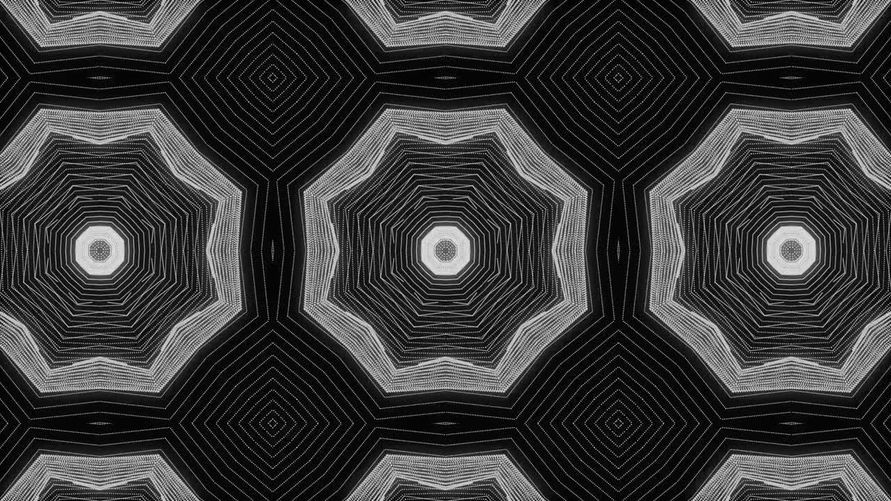 White color Pattern gothic design animation motion graphics