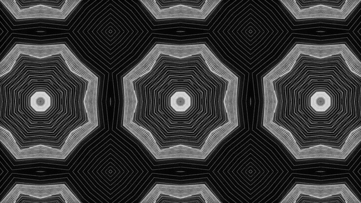 White color Pattern gothic design animation motion graphics