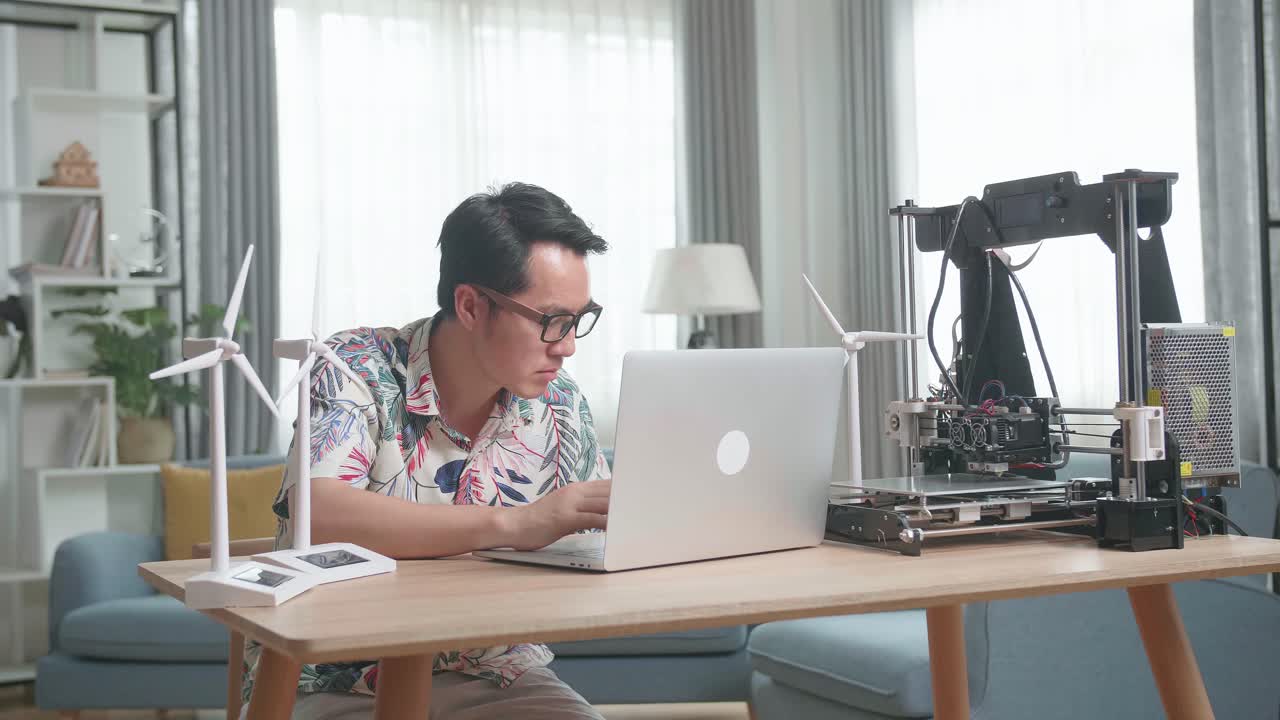 3D Printing, Renewable Energy, and Laptop Use