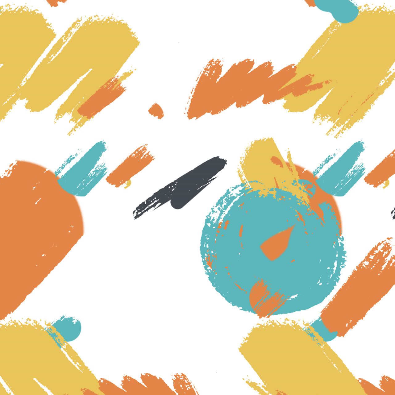 Abstract Brushstroke Pattern