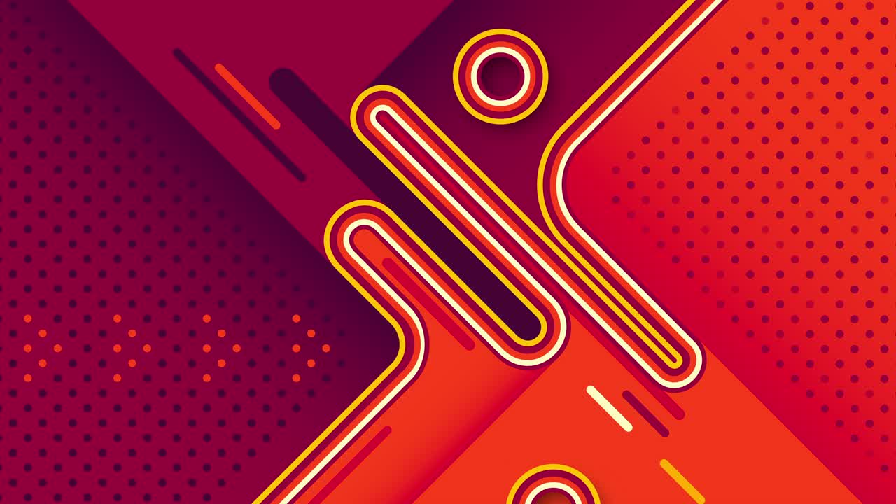 Creative pink orange background design in 4k video.