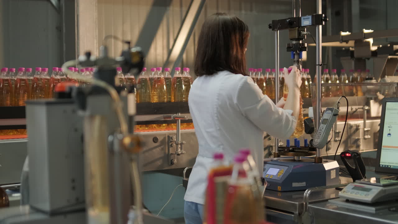 Bottle Manufacturing Process in a Factory