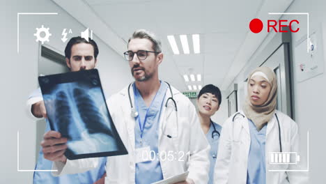 filmar a los médicos con una cámara digital 4k