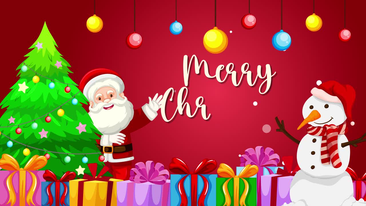 Papai Noel e boneco de neve animam com alegria natalina