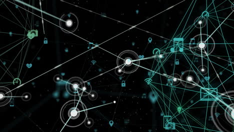 Animation-of-network-of-connections-over-globe