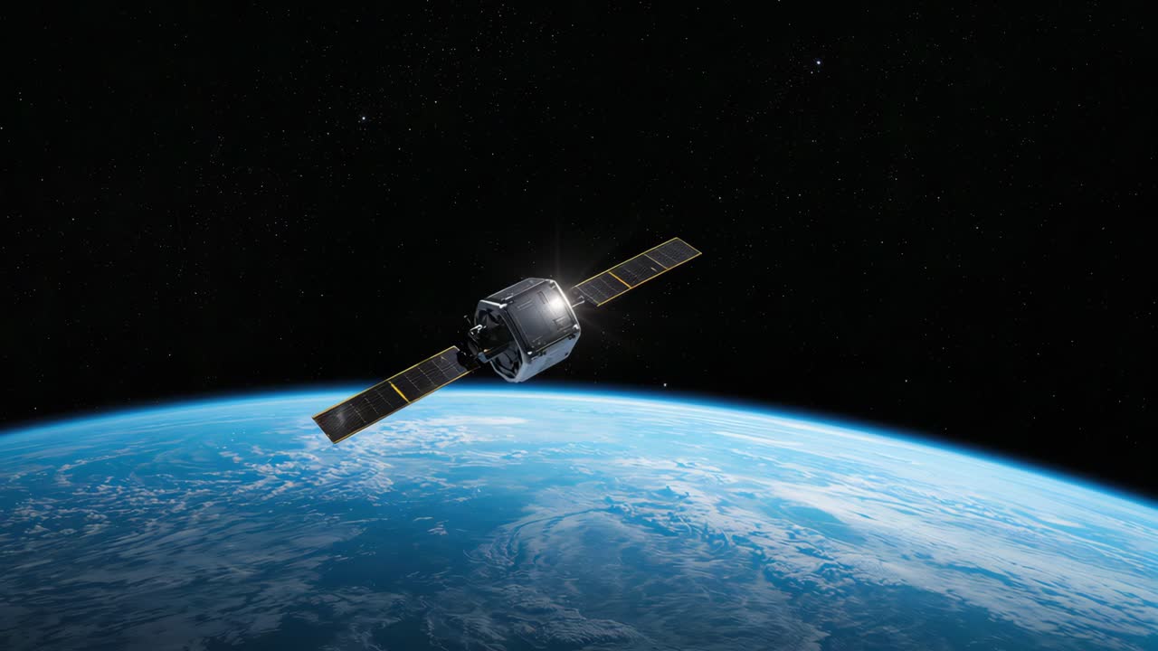 Satélite en órbita terrestre