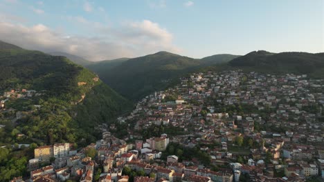 Aerial-City-In-Green-Valley