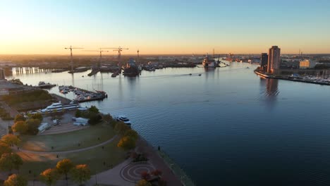 elizabeth river at norfolk, virginia