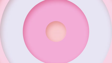 animación de bucle de círculos de colores. la velocidad es rápida. el color es rosa.