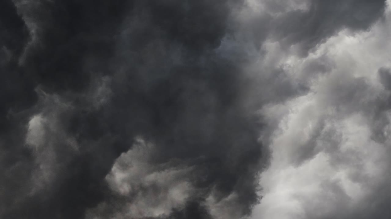 Dark, Ominous Rain Clouds 4k