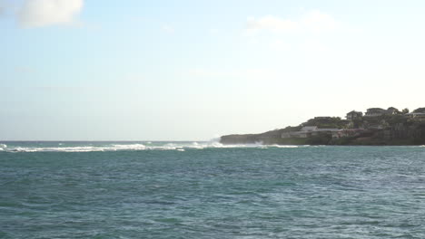 Ocean-waves-are-breaking-on-the-reef-coast