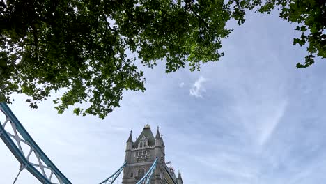 view of tower bridge and surrounding skyline