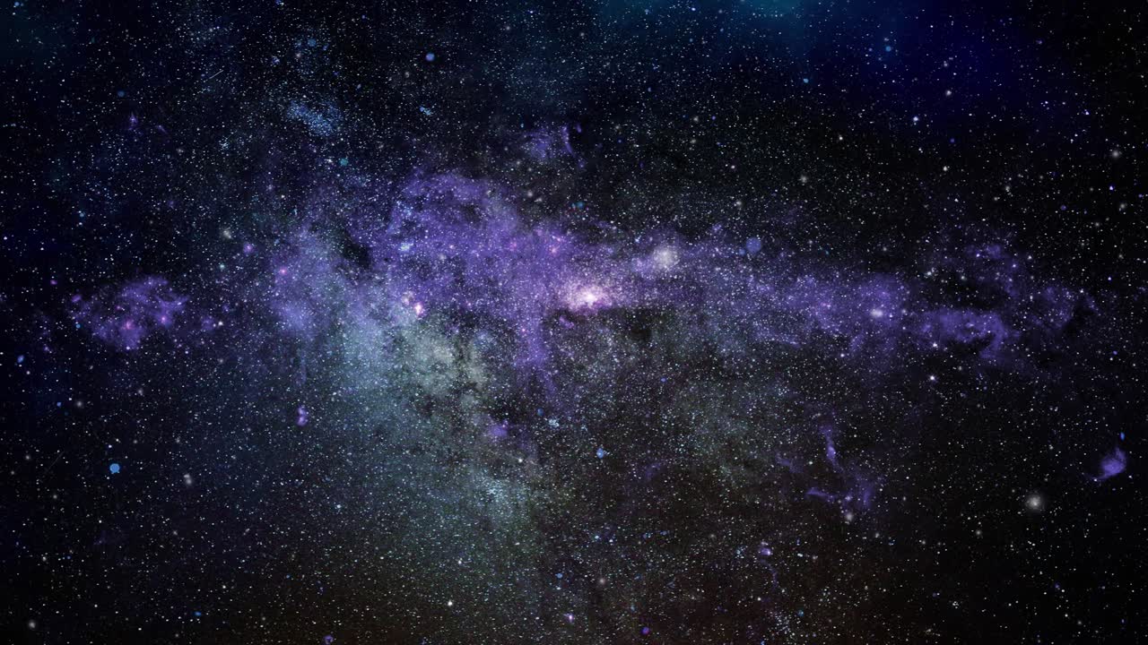 vista de las nubes nebulosas flotando en el universo