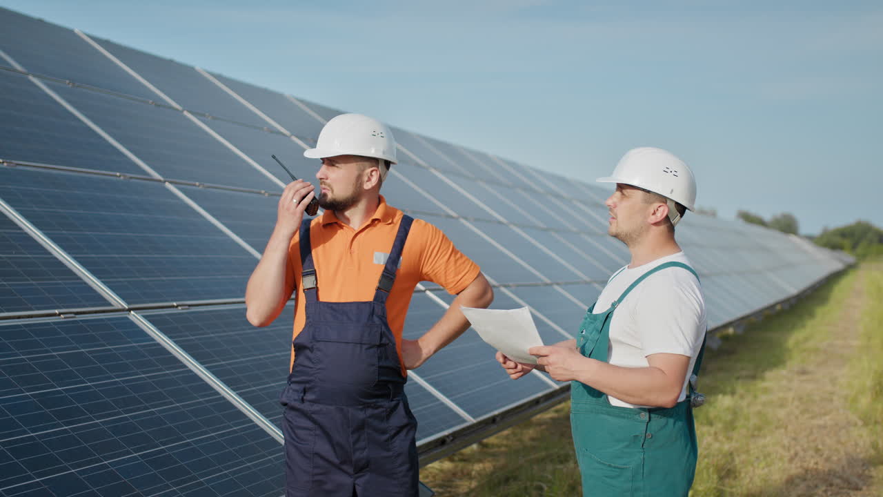 техническое обслуживание и инспекция солнечных панелей