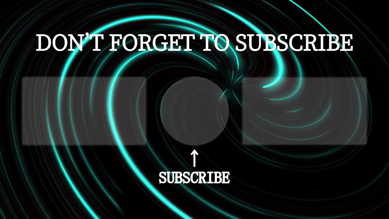 vórtice de neón tarjeta de finalización pantalla de finalización gráficos de movimiento