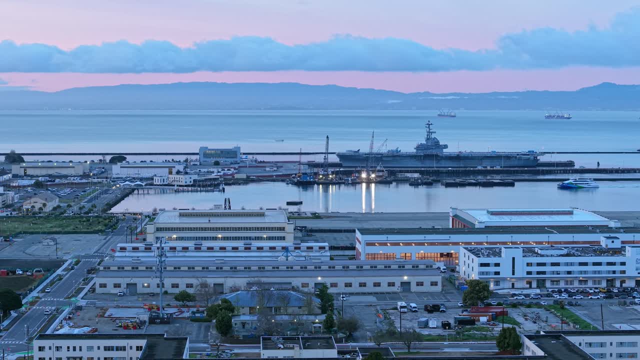 From above, Alameda Point’s west side offers a look at its transformation from naval base to a modern community.
