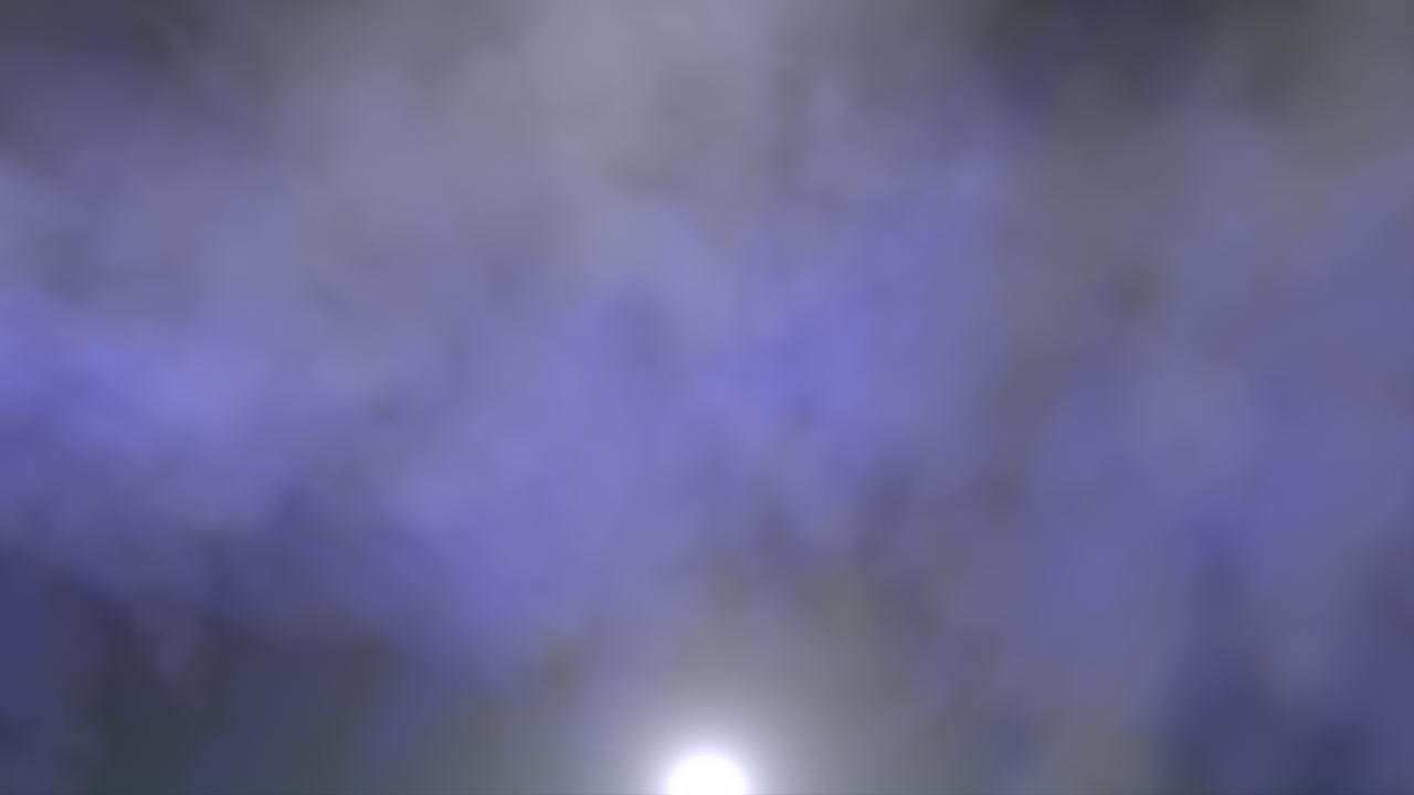 수수께끼의 등대, 폭풍우의 하늘 속에서 초현실적인 신호등