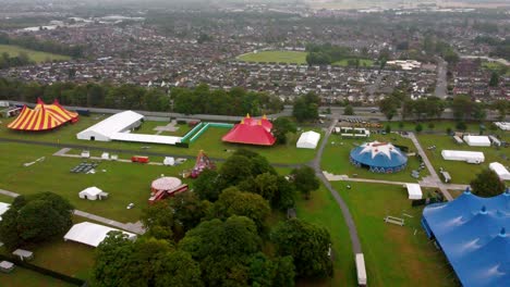 Panning-Shot-Revealing-The-Reminisce-Music-Festival-Event-In-England,-Britain