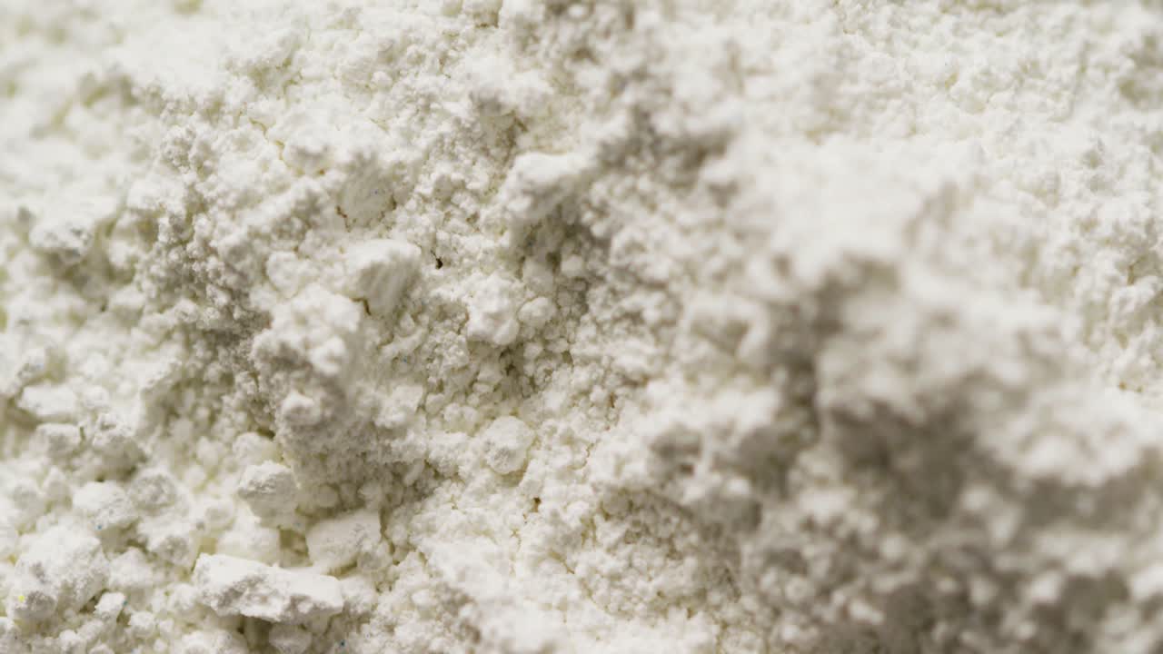 복사 공간과 함께  ⁇  가루의 클로즈업 비디오