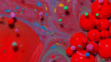 arte fluido abstracto con remolinos y burbujas