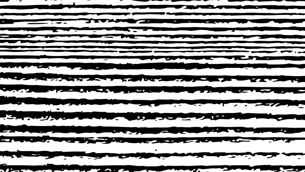 animación digital abstracta ruido blanco sobre fondo negro.