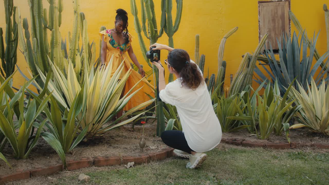 Fashion Photography Shoot in a Tropical Garden