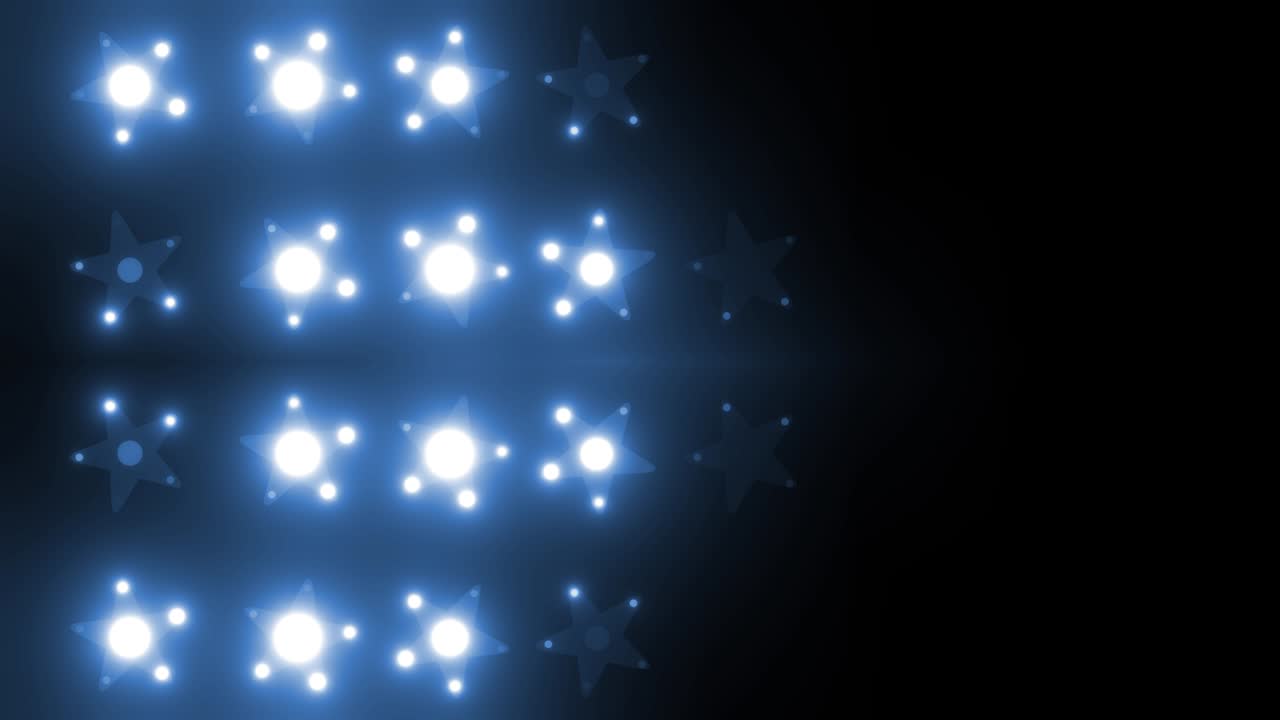 Glowing Stars Light Pattern