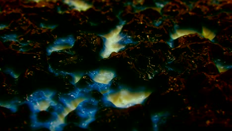 4k abstract ferrofluid.