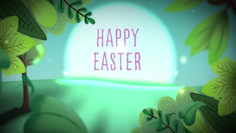 cute easter animation 4k