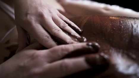 chocolate body wrap treatment