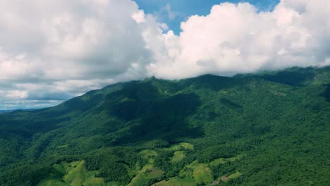 4k cinematic nature aerial drone footage of the beautiful mountains and paddy fields of ban pa pong piang at doi ithanon next to chiang mai, thailand on a sunny day