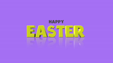 Cartoon-Happy-Easter-text-on-purple-gradient