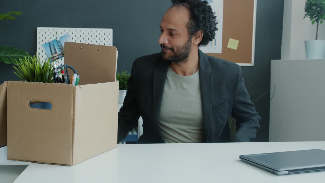 Employee Leaving the Office