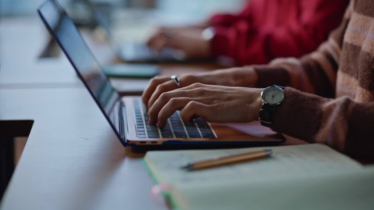 People working on laptops