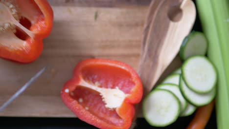 male is preparing food in kitchen at home