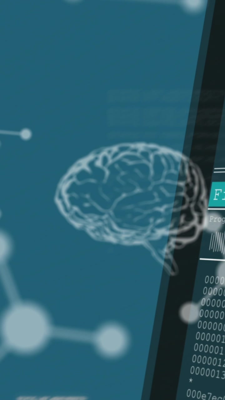 Animation of shapes and brains over data processing