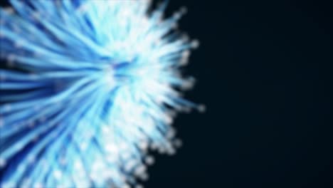 abstract blue light explosion