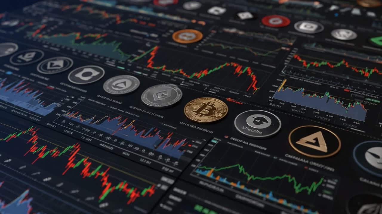 An In-Depth Look at Cryptocurrency Market Trends: Analyzing Trading Charts and Data Visualizations Across Various Digital Assets and Coin Metrics